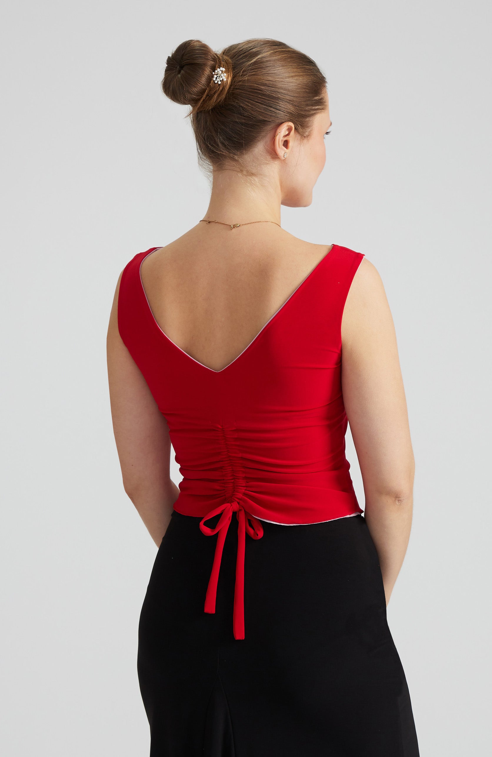 DORA Wendetop in Puderrosa & klassischem Rot