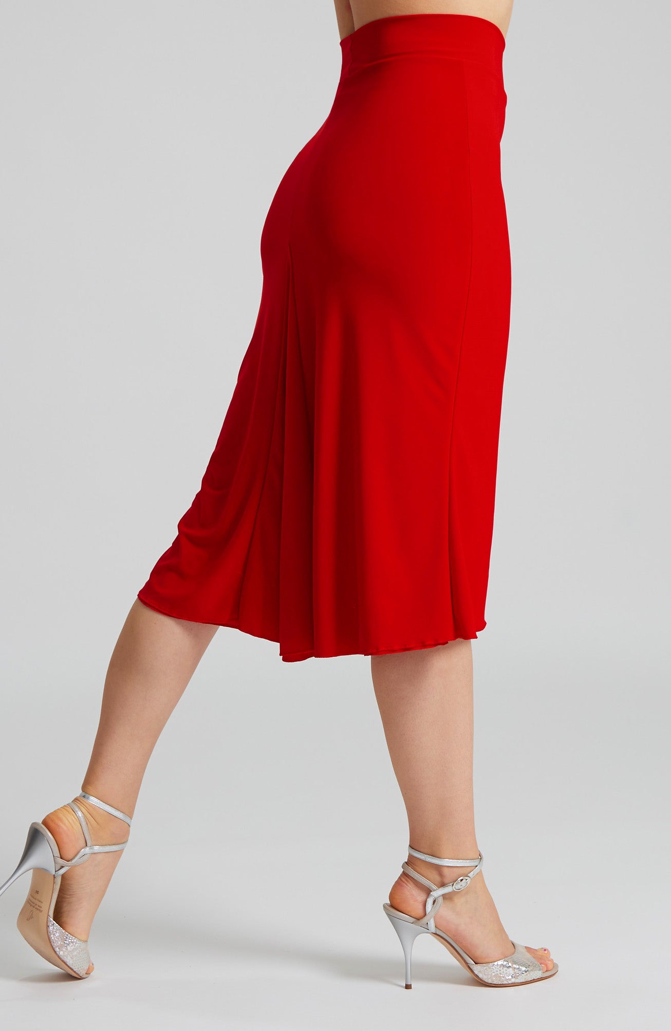 Jupe Tango Godet Rouge JAZMIN